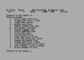 The menu of CFSFDISK in IDEDOS v9.x